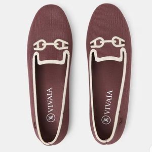 Vivaia Round Toe Patterned Loafers NWOT!